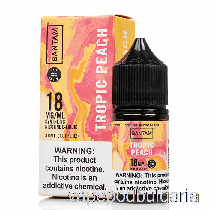 Vape Течности Tropic Peach - Bantam Salts - 30ml 48mg